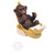 Monkey in a Banana Peel Tape Dispenser, Funny Animal Office Supplies, Unique Desk Accessory, 5.25 Inches