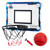 RUNBOW Indoor Mini Basketball Hoops Backboard with Powerful Suction Cups,Wall Mounted Door Basketball Hoops,Toys with Balls Gifts for Kids Boys Teens (43x30CM, Blue with Scorer) (Blue Ordinary)