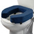 Lunderg Padded Toilet Seat Riser for Seniors - Adds 3 inches. Universal Fit - FIRM Raised Toilet Seat Cushion with High-Density Foam for Enhanced Comfort & Elevation. Post-Surgery Must have (Blue)