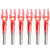 LEANPRO 6Pack X/S Lighted Nocks for Arrows .204".233".244".246" Inside Diameter Archery Led Nocks Hunting Knocks (X-Red) LEANPRO 6Pack X/S Lighted Nocks for Arrows .204".233".244".246" Inside Diameter Archery Led Nocks Hunting Knocks (X-Red)