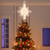 TWINGLEHOME 12 Inch Christmas Tree Topper, Bethlehem Star with 10 Lights for Home Xmas Tree Decor (Warm White)