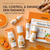 Turmeric Skincare Set (5 Counts/Set), Facial Cleanser & Toner & Cream & Eye Crea