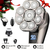 6 in 1 Electric Head Shaver, 1 Box Waterproof Wet/Dry Grooming Shaver & Accessor