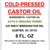 Cold-Pressed Castor Oil 8Oz