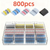 Car Wire Heat Shrink Connector Kit, 800Pcs/Set Waterproof Welding Sealed Electri