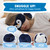 ecoZen Lifestyle Travel Pillow Set with Eye Mask - Comfort for Traveling Kids - Soft and Supportive Neck Pillow for Plane, Car, or Train Journeys - Penguin Design ecoZen Lifestyle Travel Pillow Set with Eye Mask - Comfort for Traveling Kids - Soft and Supportive Neck Pillow for Plane, Car, or Train Journeys - Penguin Design