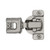 Amerock | Concealed Cabinet Hinge | 1-1/4 inch (32 mm) Overlay Hinge | Nickel | 2 Pack | Self-Closing Hinge | Cabinet Door Hinge