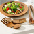 Premier Housewares Acacia Wood Salad Servers, Brown