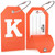 Shacke Initial Luggage Tag with Full Privacy Cover and Stainless Steel Loop – (Letter K) Shacke Initial Luggage Tag with Full Privacy Cover and Stainless Steel Loop – (Letter K)