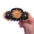 Fantasy Gold Sun Hair Clips,Novelty Acetate Moon Hair Clip,Big Claw Clips for Women,Big