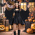 HB HBB MAGIC Halloween Bat Costumes for Women 2025 - Bat Costume Adult Women Wings Plus Size, Black Sleeve Shrug With Ear Headband Accessories Size L/XL