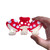 Funny Mushroom Hair Clips,PVC Hair Clips,Big Claw Clips for Girl,Hair Accessories,Red