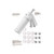 Kaiser Pâtisserie cookie press, 200ml. 10 design discs, 6 decorating nozzles, simple one-handed operation