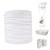 FAMMOM Wicker Repair Material， Flat Synthetic Rattan Weaving Material Plastic Rattan for Knit and Repair Chair Table,Storage Basket,Ect (White A)