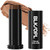 BLK/OPL Skin Perfecting Foundation Stick, SPF 15 Buildable & Blendable Face Foundation Makeup with Matte Finish - Full Coverage, Color Correcting & Sculpting - Hypoallergenic (Hazelnut)