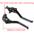 ZYAKOMO CNC Motorcycle Clutch Brake Lever Fit for Kawasaki Ninja 500 Ninja500 Ninja 500SE 2024 2025 Z500 Z500SE Handle Brake Levers Brake Clutch Levers (Black)