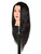 Bellrino 24" 100% Human Hair Cosmetology Mannequin Manikin Training Head with Human Hair - Emma