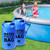 2-Pack Pool Step Weights, 10L Heavy-Duty Pool Ladder Weights for Above-Ground Pools, 500D No-Break Waterproof Sand Bags, Easy & Quick Fill for Secure Pool Steps (Blue)