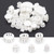 Joyangy 6 Sizes White Plastic Hole Plugs Door Screw Cover Hole Plug, Assorted Nylon Locking Hole Plug for Cabinet Shelf Furniture Round Holes, 3/16", 1/4", 5/16", 3/8", 1/2", 1", 155pcs