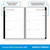 Blue Sky 2026 Weekly and Monthly Planner Calendar, Includes January 2026 - December 2026, 5" x 8", Flexible Cover, Wirebound, Laminated Tabs, Enterprise