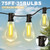 Porbench 75FT Outdoor String Lights with 35+3 Waterproof Bulbs, 2FT Bulbs Apart, Dimmable & Connectbale, Commercial Grade Patio String Lights for Outside Porch Backyard Garden Deck Decor Porbench 75FT Outdoor String Lights with 35+3 Waterproof Bulbs, 2FT Bulbs Apart, Dimmable & Connectbale, Commercial Grade Patio String Lights for Outside Porch Backyard Garden Deck Decor