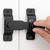 INIRET Barn Door Latches,4.33”x 3.23” Matte Black Stainless Steel barn gate flip Door Latch Bi-fold Door Lock,Sliding Door Antique Lock Gate Latches Wine Cabinet Closet Door Latches INIRET Barn Door Latches,4.33”x 3.23” Matte Black Stainless Steel barn gate flip Door Latch Bi-fold Door Lock,Sliding Door Antique Lock Gate Latches Wine Cabinet Closet Door Latches