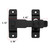 INIRET Barn Door Latches,4.33”x 3.23” Matte Black Stainless Steel barn gate flip Door Latch Bi-fold Door Lock,Sliding Door Antique Lock Gate Latches Wine Cabinet Closet Door Latches INIRET Barn Door Latches,4.33”x 3.23” Matte Black Stainless Steel barn gate flip Door Latch Bi-fold Door Lock,Sliding Door Antique Lock Gate Latches Wine Cabinet Closet Door Latches