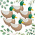 PullCrease 6 Pcs 28.3'' Mallard Duck Shaped Foil Balloons for Duck Hunting Birthday One Lucky Party Decoration Party Supplies
