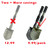 Folding Camping Shovel, Carbon Steel Multi-Tool Survival Shovel for Outdoor, Emergency, Hiking, Car Off-Road (2-Pack)