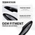 Reltvo Snap-on Black Door Handle Cover Protector Kit for 2018 2019 2020 2021 2022 2023 2024 2025 2026 Toyota Camry 2019-2026 Corolla 2016-2026 Prius 2019-2022 Avalon 2020-2024 Venza Camry Accessories