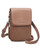 befen Genuine Leather Small Crossbody Bags for Women, Woman Cell Phone Cross body Purses Bag with RFID Blocking Card Slots Mocha