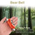 Bear Bell, Portable Loud Bear Bell for Hikers Safety Product with Touch Fastener Strap for Dogs Hiking Biking Fishing Camping Climbing(Orange)