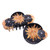 Fantastic Bohemia Gold Sun Hair Clip,Small Acetate Claw Clips,Sun Hair Clips for Women