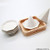 Kamidano-no-Sato [Morishio Set] Octagonal Salt Set, Small, with 5 Unglazed Octagonal Plates - White
