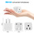 2 Pack US to Argentina Australia China Travel Plug Adapter, Type I 3 Pin Grounded Wall Plug Wall Outlet Power Adapter for Argentina Australian,New Zealandand More (Type I - White) 2 Pack US to Argentina Australia China Travel Plug Adapter, Type I 3 Pin Grounded Wall Plug Wall Outlet Power Adapter for Argentina Australian,New Zealandand More (Type I - White)