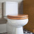 Design House 561241 Dalton Bath Accessories, Round Toilet Seat, Honey Oak