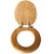 Design House 561241 Dalton Bath Accessories, Round Toilet Seat, Honey Oak