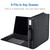 ELECOM Media Case for CD/DVD, Wallet & Fastener Type, 160 Disks Storing/Black/CCD-SS160BK