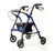 Super Light Rollator Lightweight Aluminum Loop Brake Folding Walker Adult W/height Adjustable Seat By Legs and Arms w/ 6