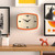 JONES CLOCKS® Movie Wall Clock | Rectangular Retro Clock | 10 inch | Orange | Cool mid-Century Designer Look for Kitchen, Living Room or Office JONES CLOCKS® Movie Wall Clock | Rectangular Retro Clock | 10 inch | Orange | Cool mid-Century Designer Look for Kitchen, Living Room or Office