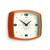 JONES CLOCKS® Movie Wall Clock | Rectangular Retro Clock | 10 inch | Orange | Cool mid-Century Designer Look for Kitchen, Living Room or Office JONES CLOCKS® Movie Wall Clock | Rectangular Retro Clock | 10 inch | Orange | Cool mid-Century Designer Look for Kitchen, Living Room or Office