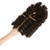 Redecker Oiled Beechwood Dish Brush with Curved Handle and Black Horsehair, 10-1/2-Inches Long, Made in Germany