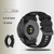 QHBAMD Compatible with Garmin Instinct 3 AMOLED 45mm/50mm Watch Bands - Sleek Silicone Strap with Protective Case, Waterproof and Adjustable for Men Women (Black,50MM)