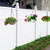 Zacool Vinyl Fence Hooks-2 Pack 5 x 10 Inches Over Fence Hooks Heavy Duty White Powder Coated Steel Fence Hooks for Hanging Plants Bird Feeders,Lights,Hanging Basket,Pool Tools Zacool Vinyl Fence Hooks-2 Pack 5 x 10 Inches Over Fence Hooks Heavy Duty White Powder Coated Steel Fence Hooks for Hanging Plants Bird Feeders,Lights,Hanging Basket,Pool Tools