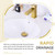 Angle Simple Bathroom Sink Drain Stopper Glossy Deep Gold Color, Brass Pop Up Sink Stopper with Overflow Hole for Sink with 1.61 to 2 Inches Drain Hole
