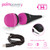 PalmPower Rechargeable Waterproof Vibrator, Silicone Attachment, Multi-Speed, USB Rechargeable, Powerful Bullet Motor, Personal Massager for Women