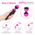 PalmPower Rechargeable Waterproof Vibrator, Silicone Attachment, Multi-Speed, USB Rechargeable, Powerful Bullet Motor, Personal Massager for Women