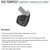 Crossfire Elite Tempest Inside Waist Band Holster, Sub-Compact RH, Black, 02 Sub-Compact (TPSTSA1S-2R), 5-Inch