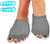 Bcurb Toe Gel-Lined Compression Socks & Toes Silicone Separator Spacer (Gray, Medium)
