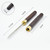 UUYYEO Stainless Steel Ice Pick Breaking Ice Tool Wooden Handle Ice Cube Pick Ice Breaker Tool Icepick Ice Crusher for Kitchen Bars Picnics Dark Brown